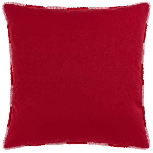 Yard Yarrow Faux Mohair Checked Cushion Cover
