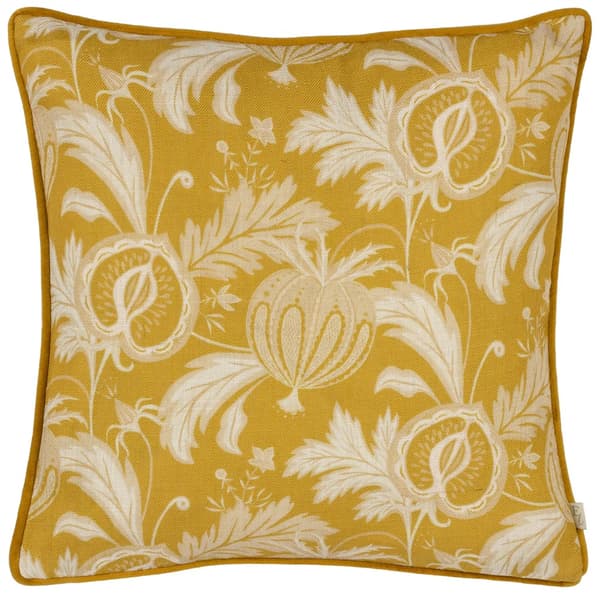 Evans Lichfield Piped Cushion Cover Saffron 43cm x 43cm