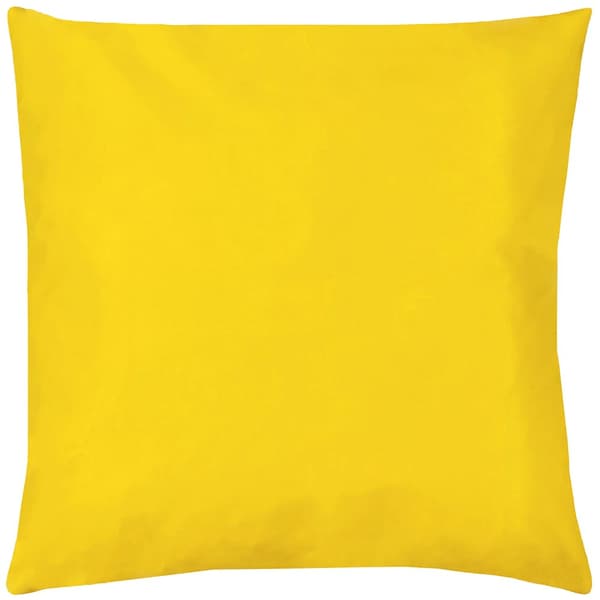 Furn Plain Outdoor Cushion Cover Yellow 55cm x 55cm