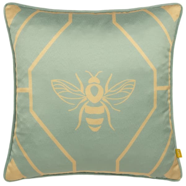 Furn Bee Deco Geometric Cushion Cover Eau De Nil 43cm x 43cm