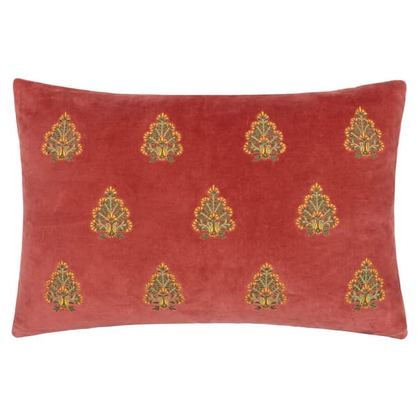 Paoletti Rennes Embroidered Cushion Cover Regal Blue 60cm x 40cm