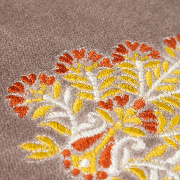 Paoletti Rennes Embroidered Cushion Cover