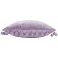 Miniatyrbilde 3 av 3: Furn Dora Pom Pom Velvet Rectangular Cushion Cover