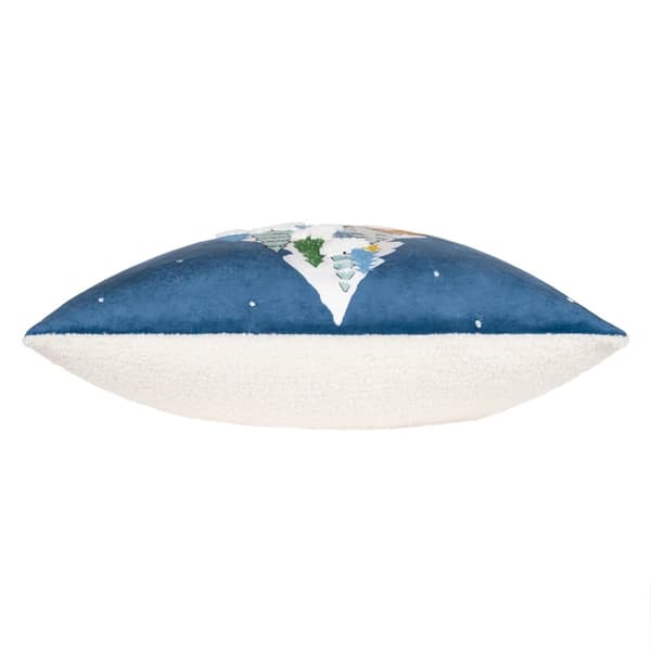 Furn Snowy Village Tree Bouclé Cushion Cover