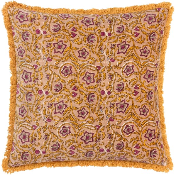 Paoletti Cotton Velvet Filigree Cushion Cover Shell 50cm x 50cm