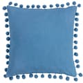 Miniatyrbilde 2 av 3: Furn Dora Pom Pom Velvet Square Cushion Cover