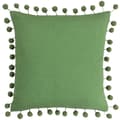 Miniatyrbillede 2 af 3: Furn Dora Pom Pom Velvet Square Cushion Cover