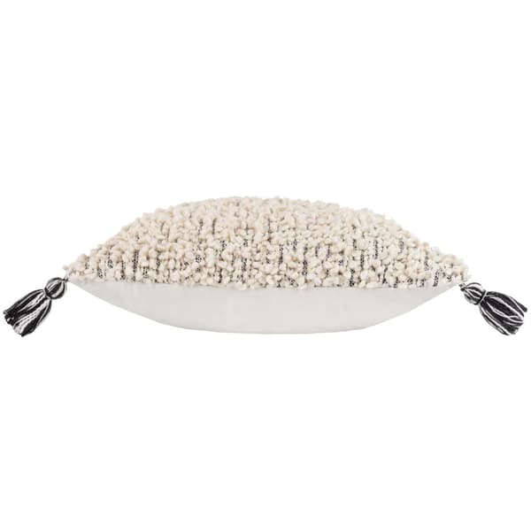 Hoem Cambre Bouclé Tassel Cushion Cover