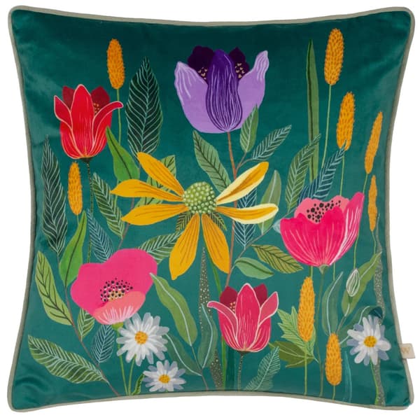 Wylder House Of Bloom Celandine Piped Cushion Cover