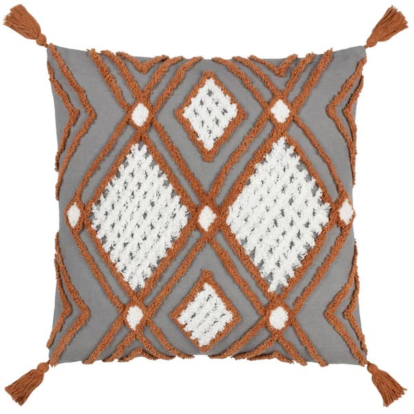 Furn Aquene Tassel Tufted Cushion Cover