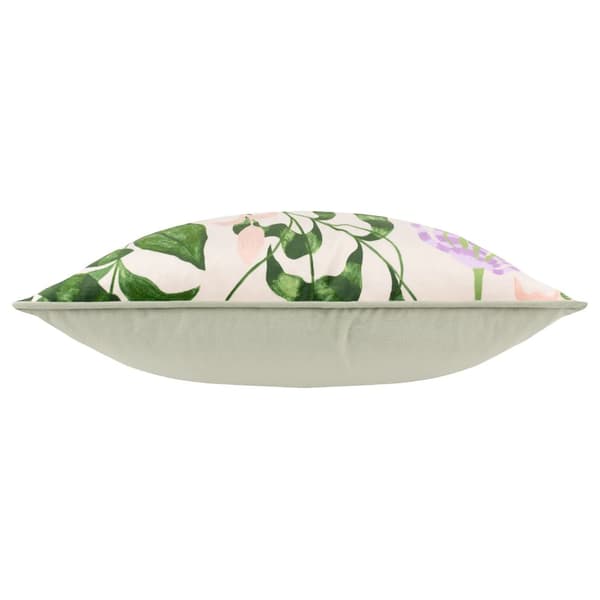 Wylder Piped Velvet Passion Flower Cushion Cover