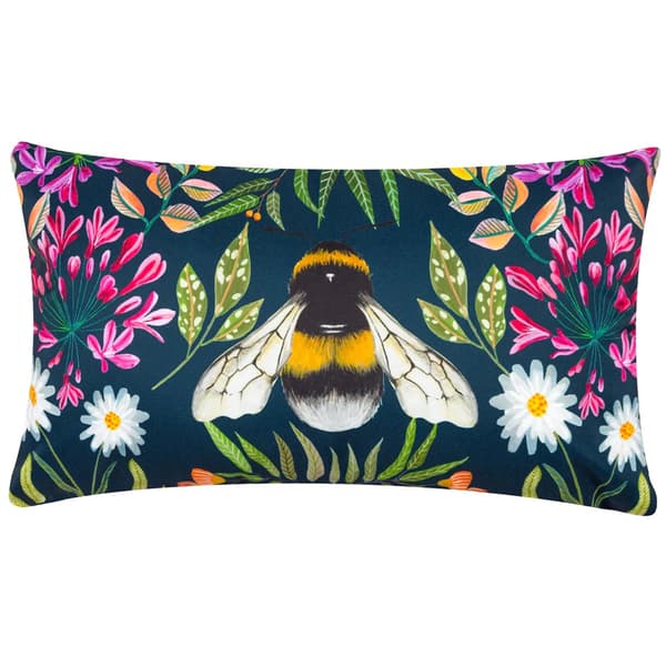 Wylder House Of Bloom Zinnia Bee Outdoor Cushion Cover