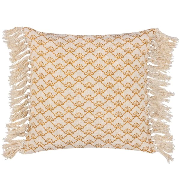 Yard Saku Fringed Blossom Cushion Cover