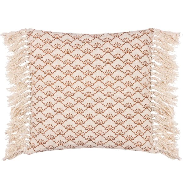 Yard Saku Fringed Blossom Cushion Cover