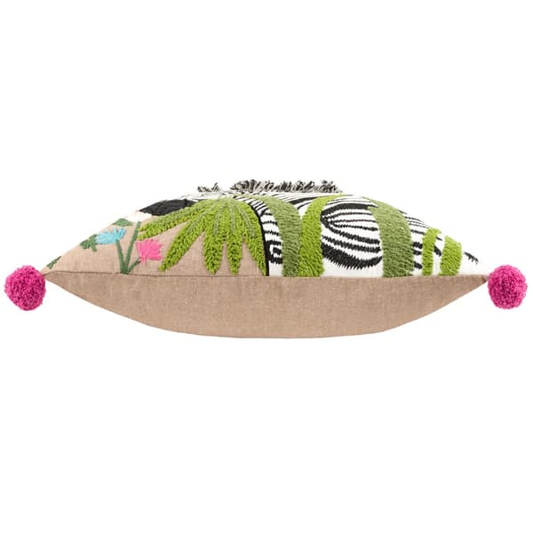 Wylder Embroidered Zebra Cushion Cover