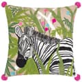 Miniatyrbilde 1 av 3: Wylder Embroidered Zebra Cushion Cover
