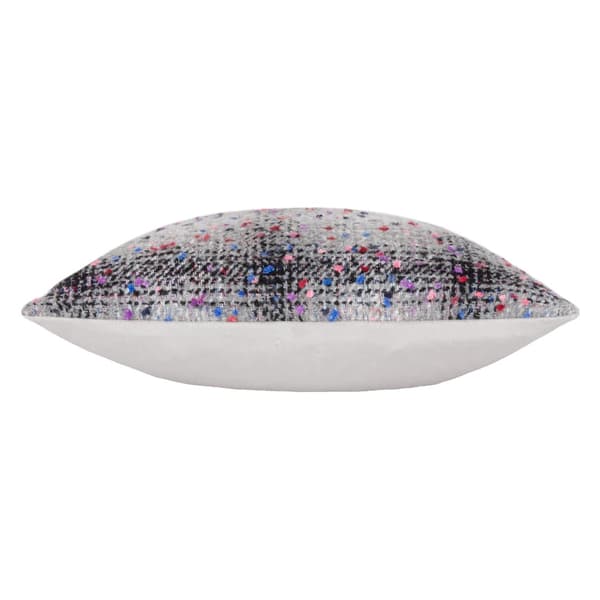 Heya Home Connie Jacquard Checked Cushion Cover