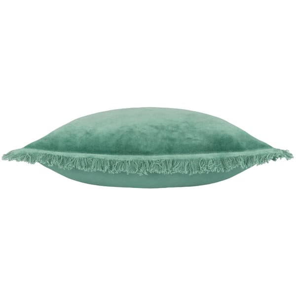 Furn Gracie Fringed Velvet Cushion Cover