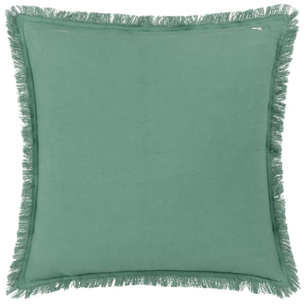 Furn Gracie Fringed Velvet Cushion Cover