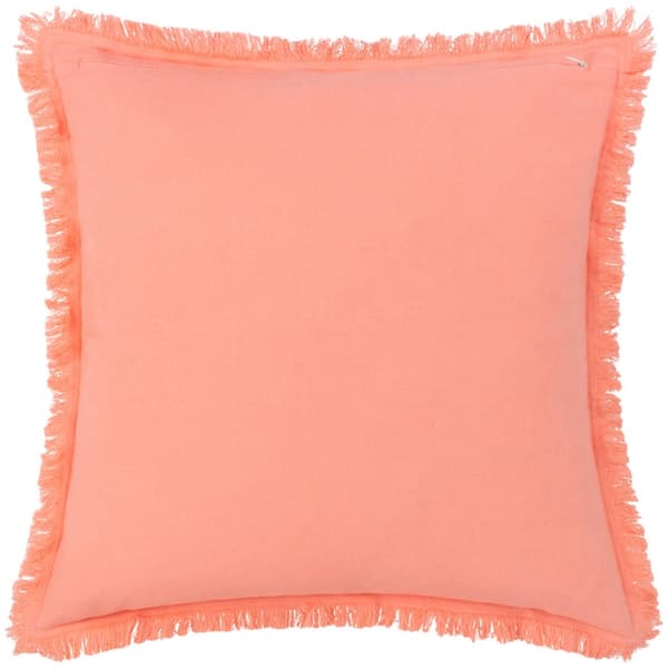Furn Gracie Fringed Velvet Cushion Cover