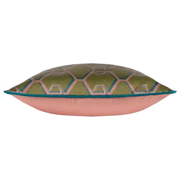Paoletti Carnaby Satin Chain Geometric Cushion Cover