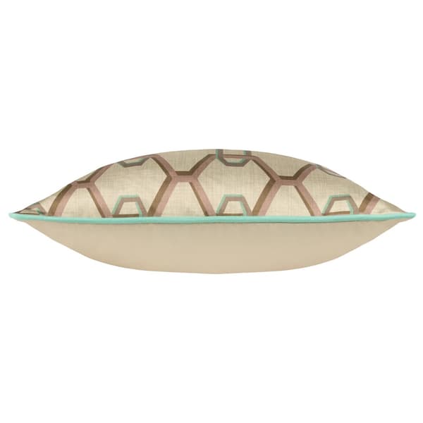 Paoletti Carnaby Satin Chain Geometric Cushion Cover