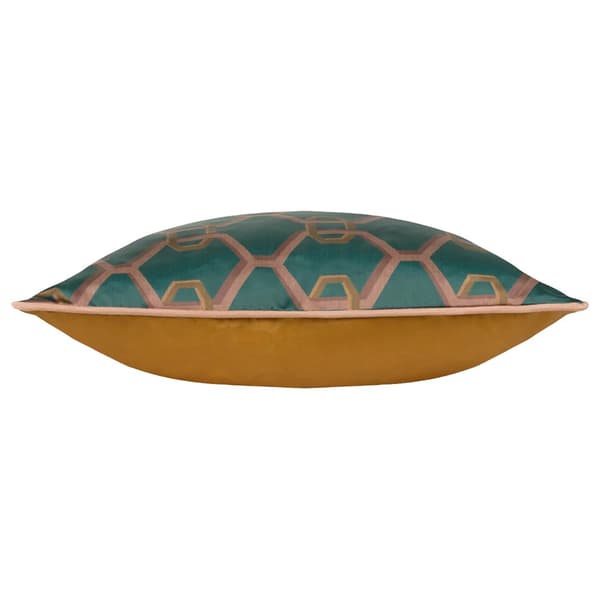 Paoletti Carnaby Satin Chain Geometric Cushion Cover