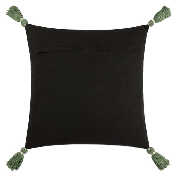 Wylder Midnight Jungle Velvet Tassel Cushion Cover