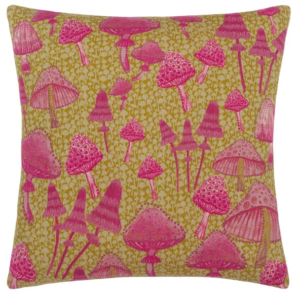 Furn Abstract Mushrooms Cushion Cover Purple 45cm x 45cm