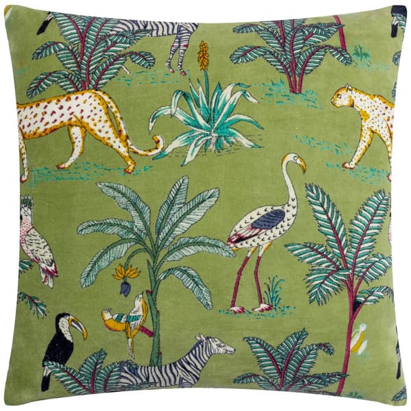 Wylder Tropics Wilds Cotton Tropical Cushion Cover