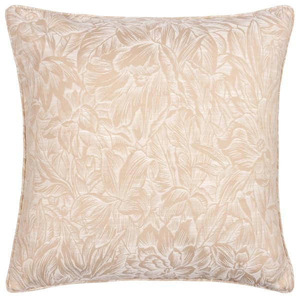 Wylder Nature Grantley Jacquard Piped Cushion Cover Natural 50cm x 50cm