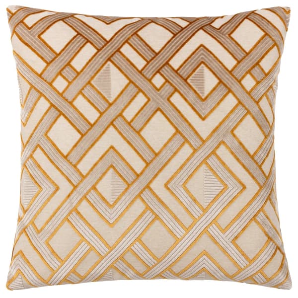 Paoletti Henley Jacquard Velvet Cushion Cover