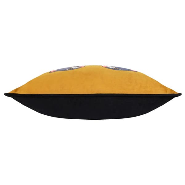 Furn Inked Wild Piped Velvet Cushion Cover