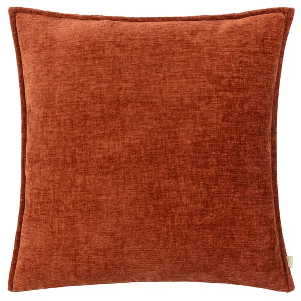 Evans Lichfield Buxton Reversible Square Cushion Cover Burnt Orange 50cm x 50cm
