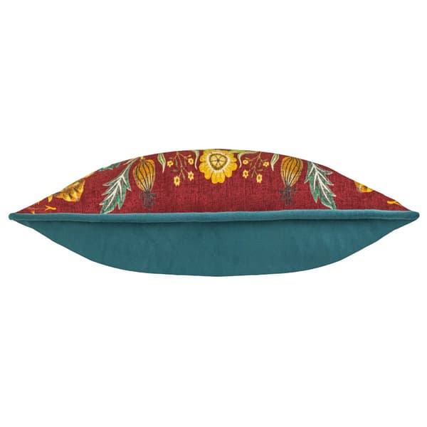 Evans Lichfield Hawthorn Piped Chenille Birds Cushion Cover