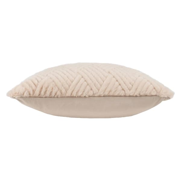 Paoletti Sonnet Faux Fur Cut Cushion Cover