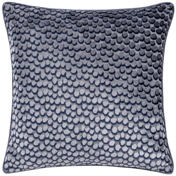 Hoem Lanzo Kuddfodral med snitt i pipad sammet Dusk 45cm x 45cm