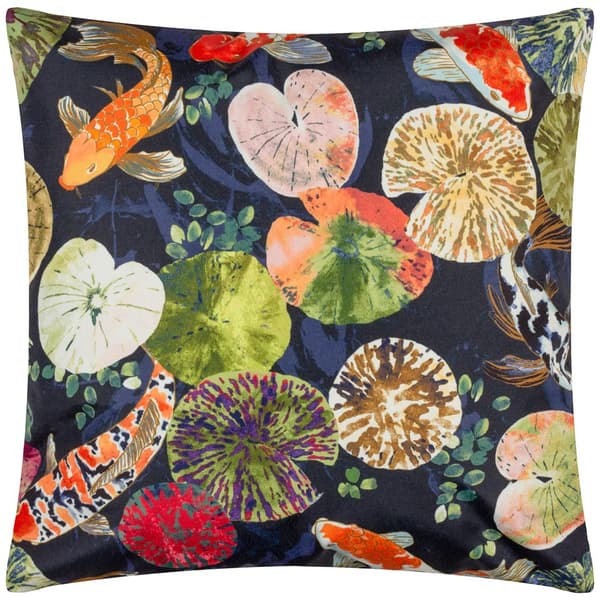 Paoletti Kuddfodral för utomhusbruk, Koi Pond Midnight 43cm x 43cm