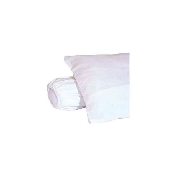 100% bomullsborstad fleece örngott 60x60 cm vit