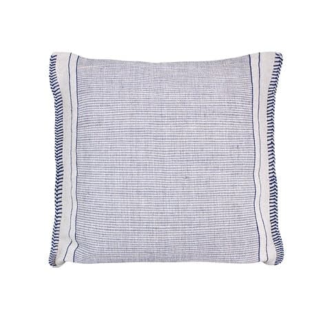 Kuddfodral Bovik 50 x 50 Blå/Offwhite