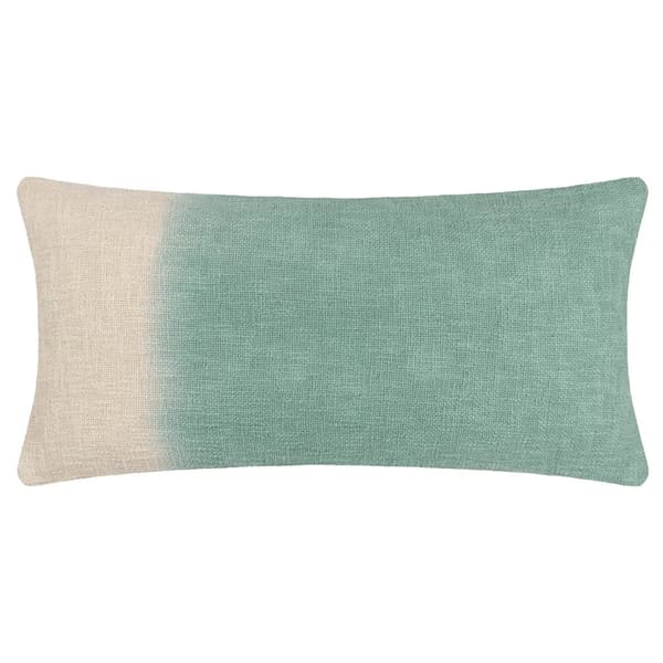 Furn Mizu Dip Dye Cushion Cover Eucalyptus 30cm x 65cm