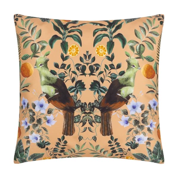 Wylder Kali Mirrored Birds Outdoor Cushion Cover Multicoloured 43cm x 43cm
