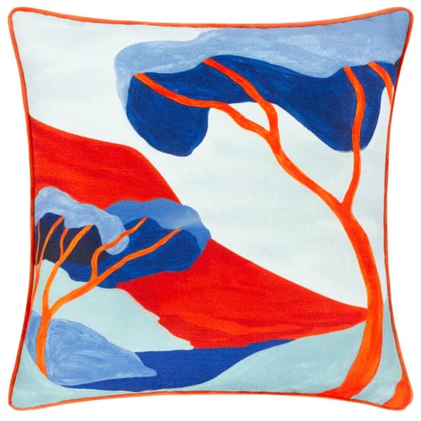 Furn D'Azure Piped Abstract Cushion Cover Multicoloured 43cm x 43cm