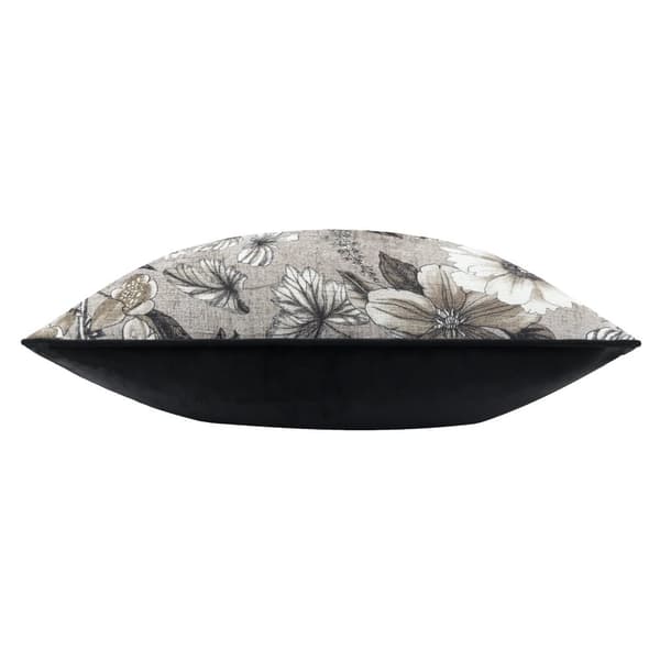 Wylder Harlington Botany Piped Velvet Floral Cushion Cover