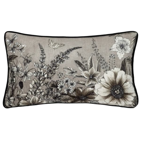 Wylder Harlington Gardenia Piped Floral Cushion Cover