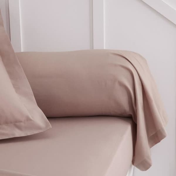 Bolsterfodral - IDAG - Essential - 45 x 185 cm - 100 % bomull - Rosa