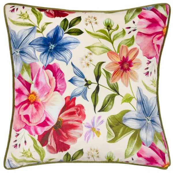 Wylder Nectar Garden Petunia Piped Velvet Floral kuddfodral
