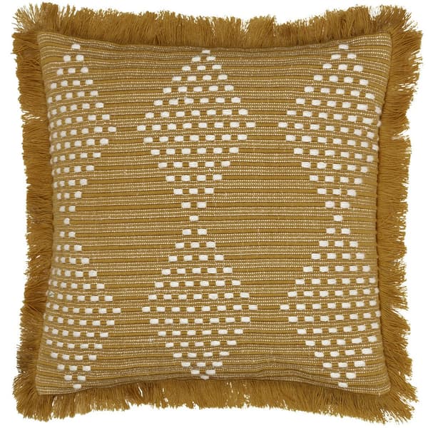 Furn Woven Cushion Cover Gold 45cm x 45cm