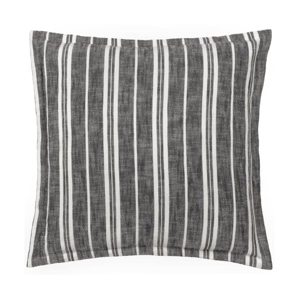 Yard Hebble Striped Cushion Cover Black 50cm x 50cm