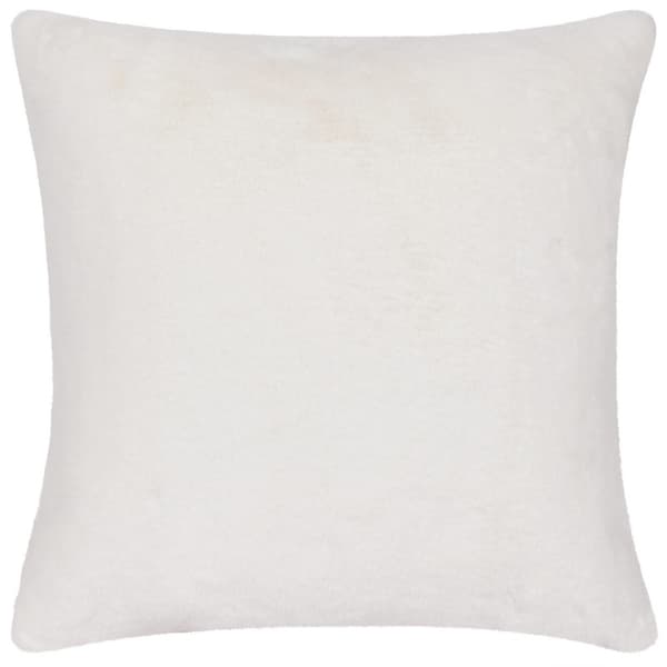 Heya Home Cozee Faux Fur Checked Cushion Cover